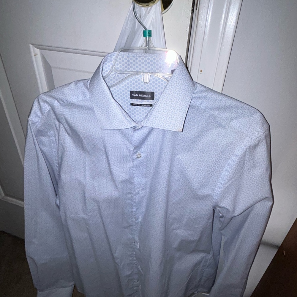 Van Heusen Air+ Men's Regular Fit Stretch Button Up Shirt